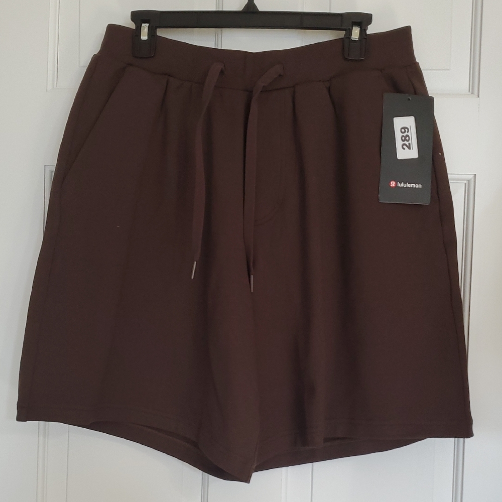 NWT lululemon Heavy Soft Jersey Men's XxL Shorts 8.5in Walnut Crunch
